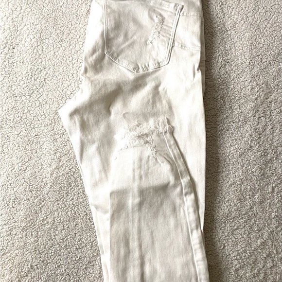 High Rise Skinny Ankle Ripped Jeans - Picture 3 of 3